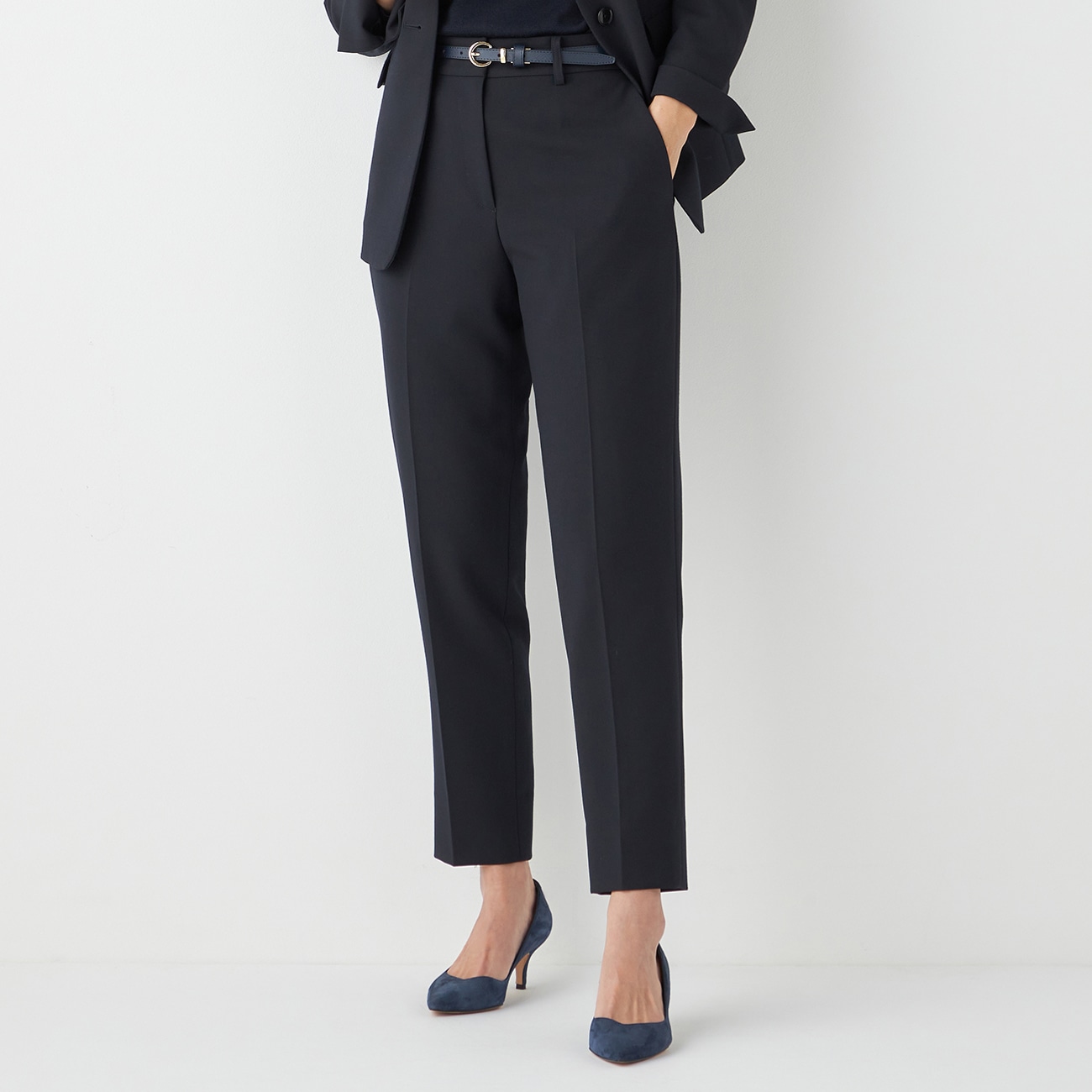 THE THIRD SUITS クロップドパンツ 二重織|O55_9245753 - ORIHICA 公式通販