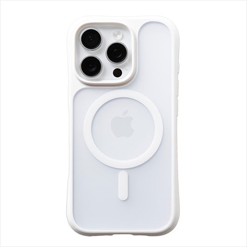 Web限定】Air Jacket STREAM for iPhone 16 Pro(White matte) – パワー