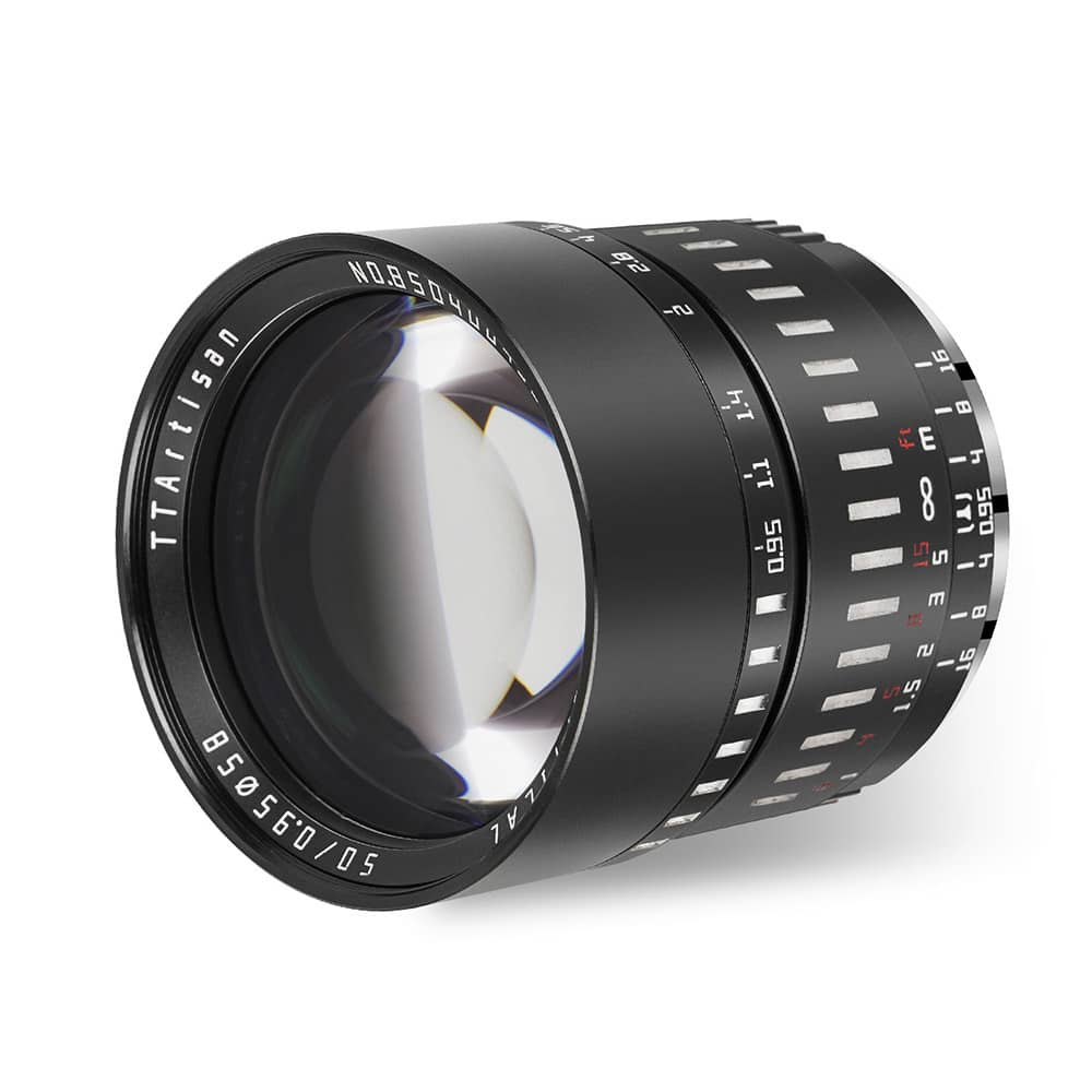 TTArtisan 50mm F0.95 Portrait-length Manual Lens for Fuji, M4/3