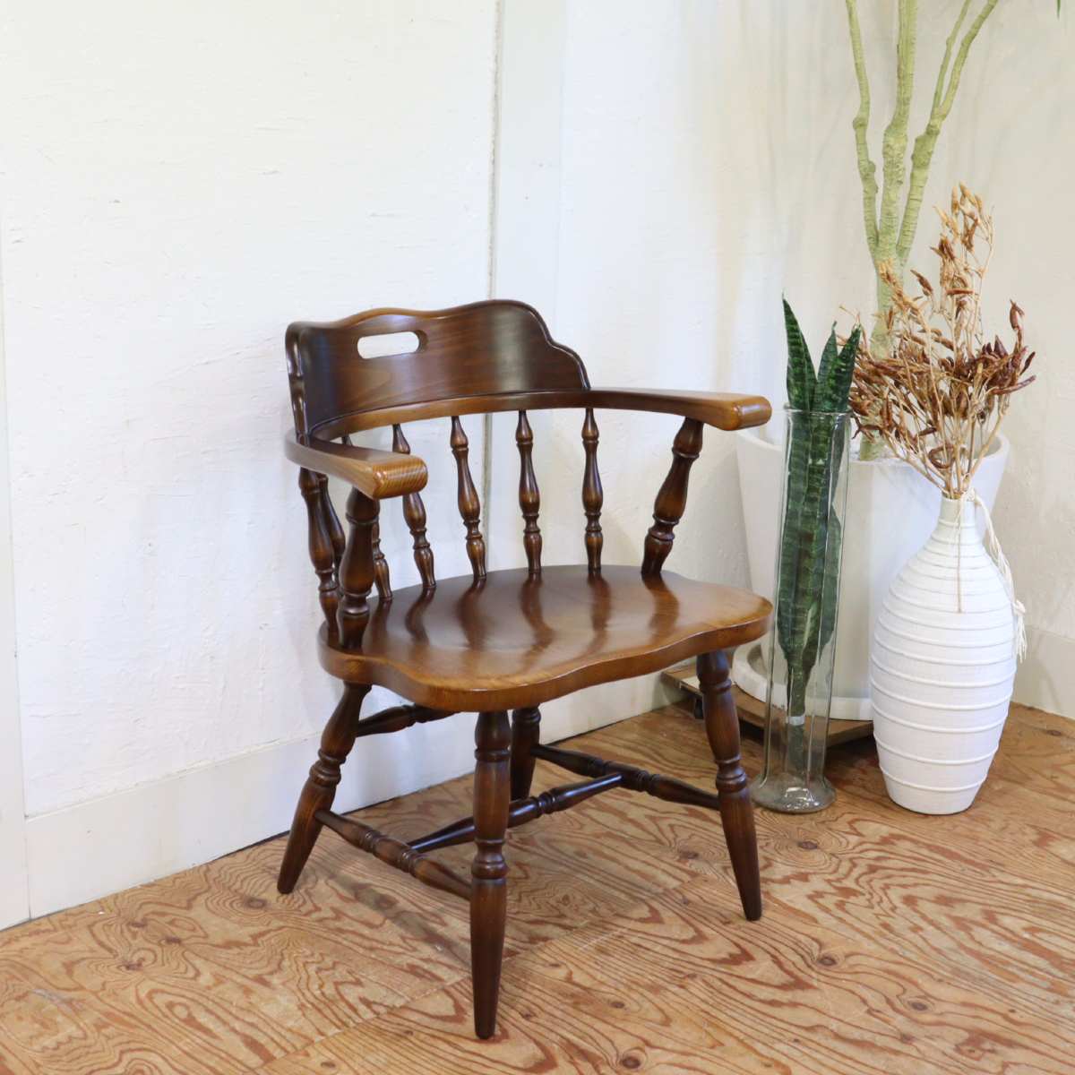 飛騨産業 北海道民芸家具 シリーズ キャプテンチェア ウィンザーチェア