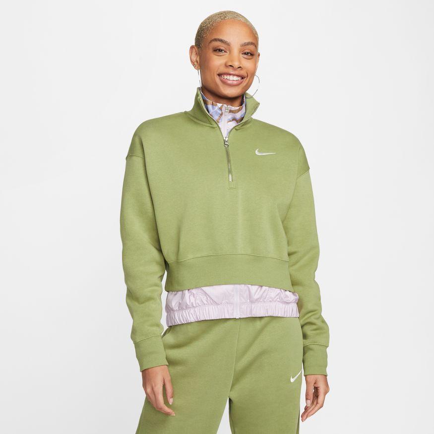 Women's Nike Sportswear Phoenix Fleece Oversized 1/2-Zip Crop