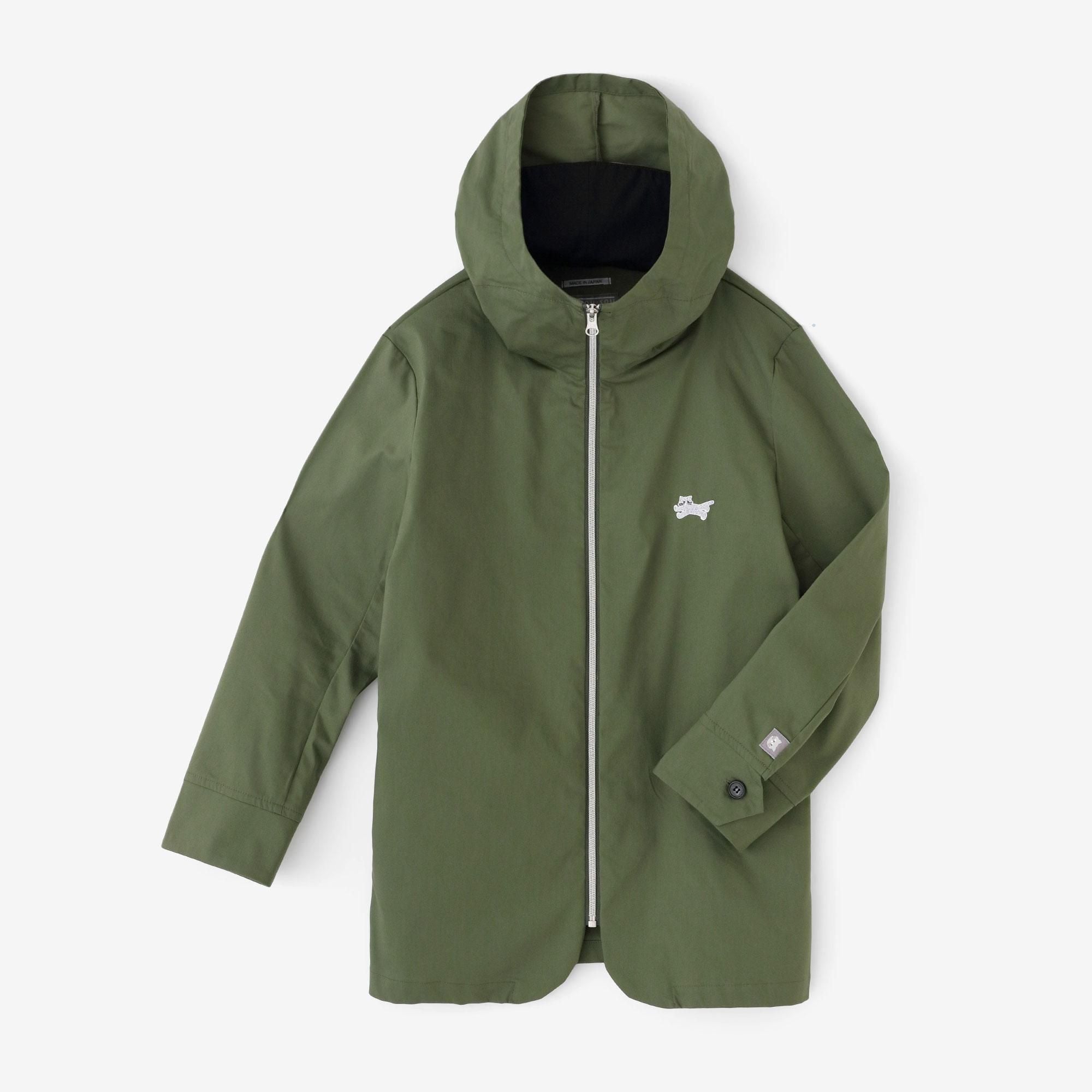 3月10日頃発送予定】【net限定】ツイル ZIP UP フードジャケット／オリーブ