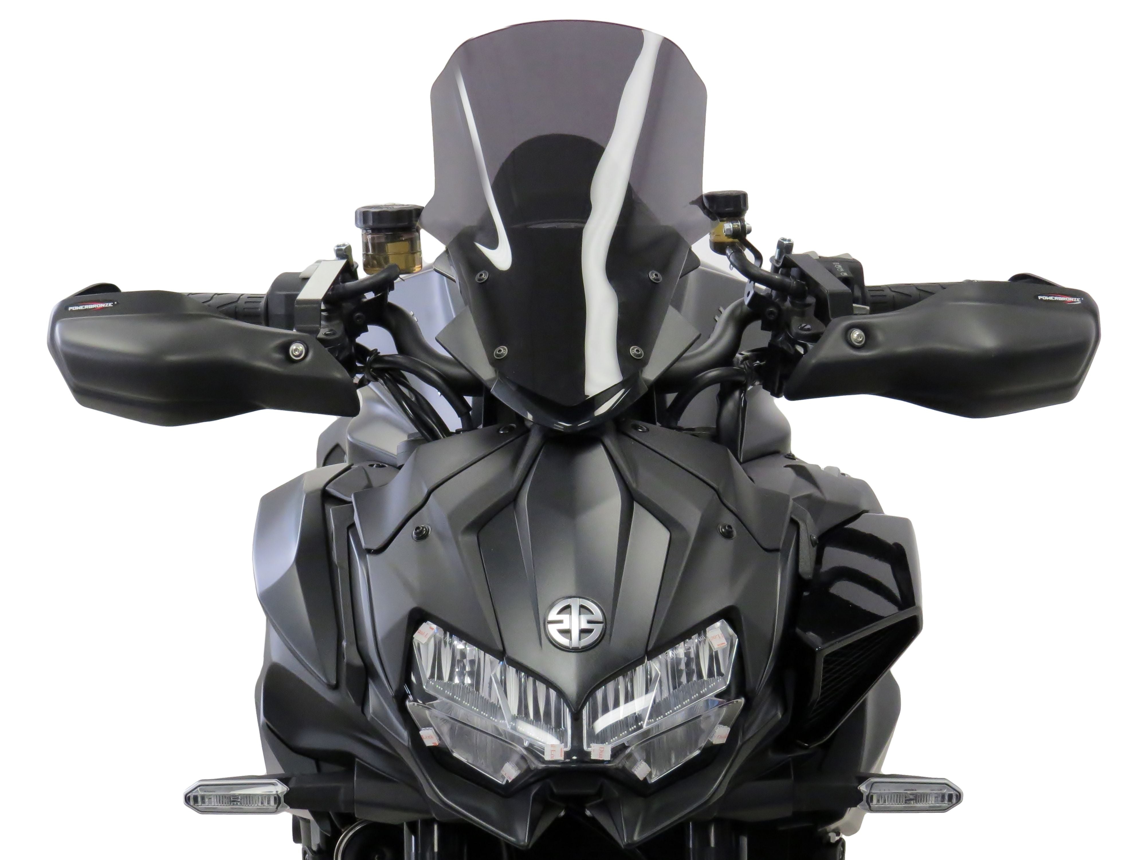 Kawasaki ZH2 20-2025 Solid Black (400mm High) Flip/Tall SCREEN