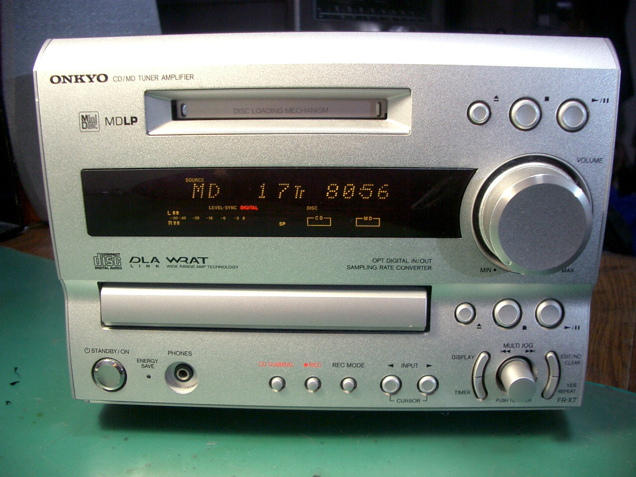 ONKYO MD/CDミニコンポ FR-X7の修理