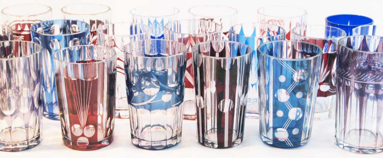 大正モダン切子