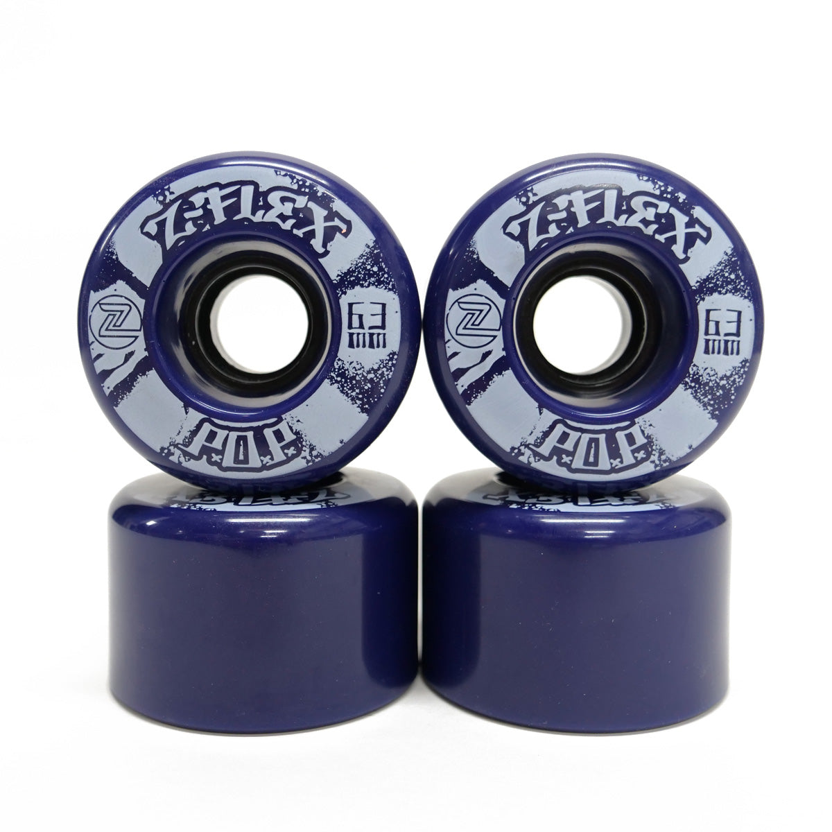 Z-SMOOTH WHEELS P.O.P NAVY 63mm 83a – Z-FLEX SKATEBOARDS JAPAN