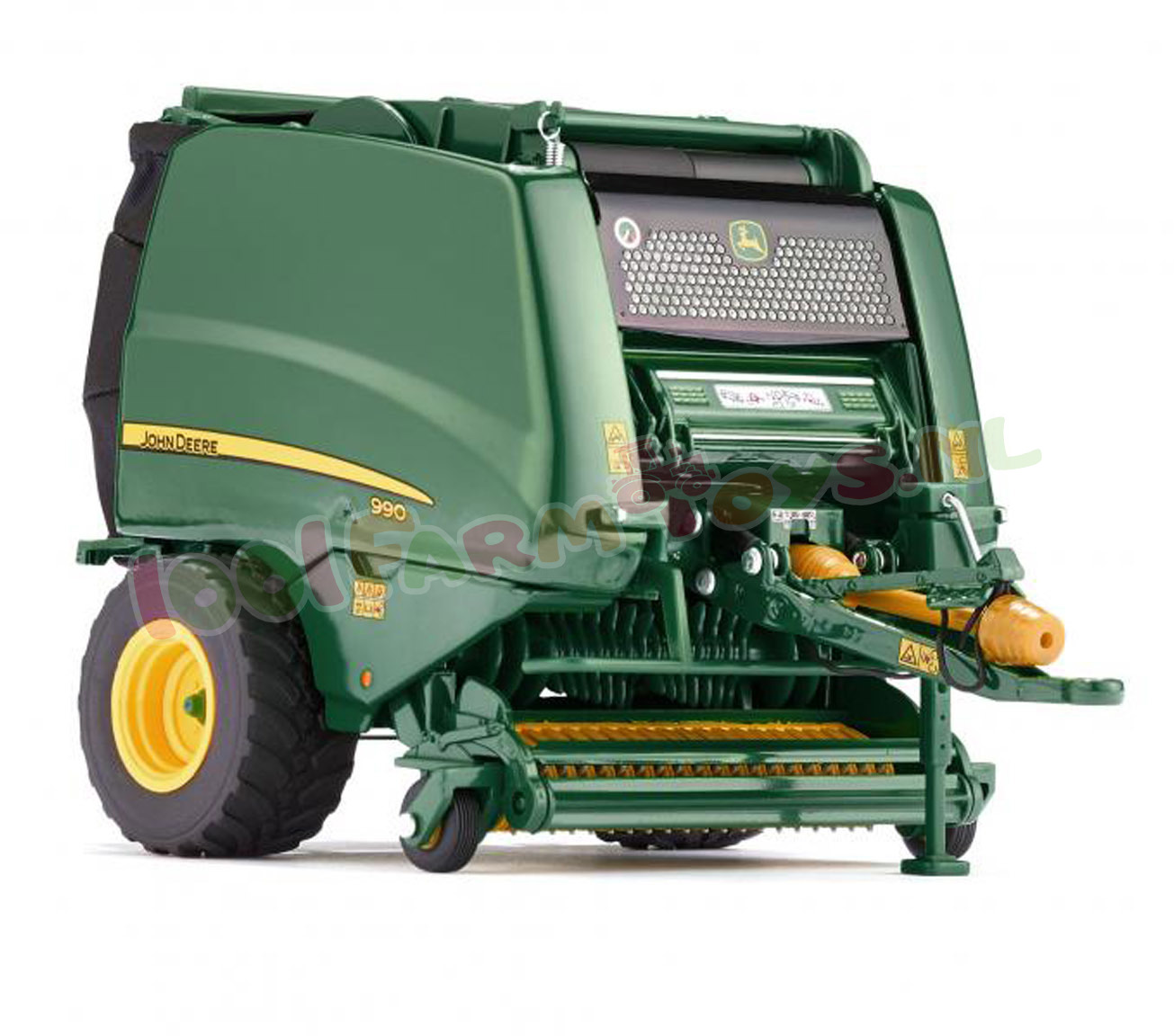 Wiking 1 32 - W077316 - John Deere 990 ronde balenpers 1 32