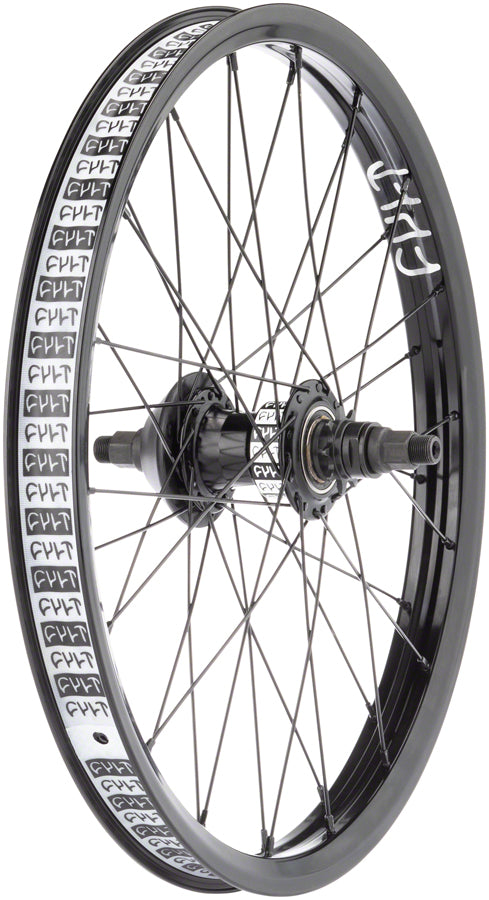 Cult Crew V2 20-inch Rear Wheel - Lightweight Black Clincher Rim
