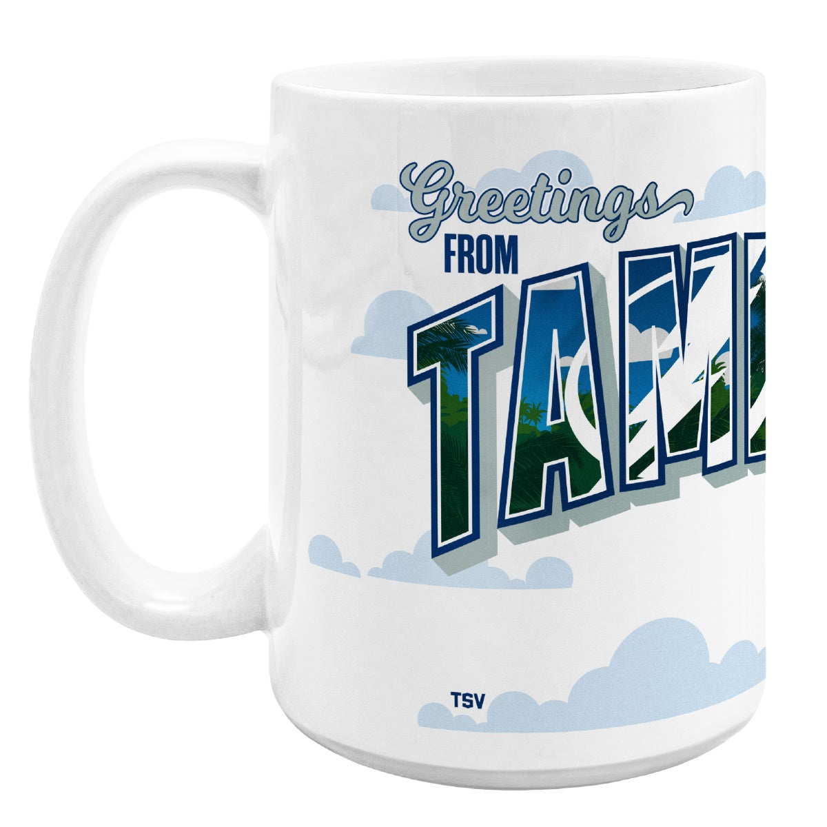 Tampa Bay Lightning Greetings From Tampa Bay 15-oz. Coffee Mug