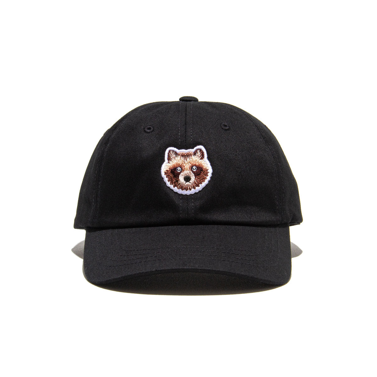 TANUKI Wappen 6 Panel Cap - Black – TANUKI STUDIO