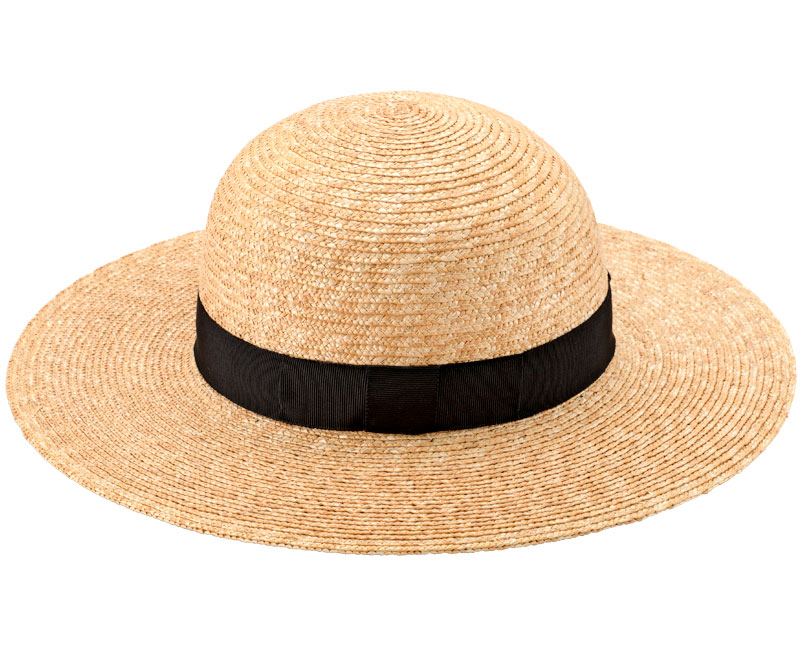 田中帽子店Rosa（ローサ）麦わら つば広帽子 婦人用帽子 田中帽子店：公式
