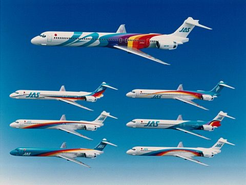 JAL MD-90が 広島空港でラストフライト！退役イベントも