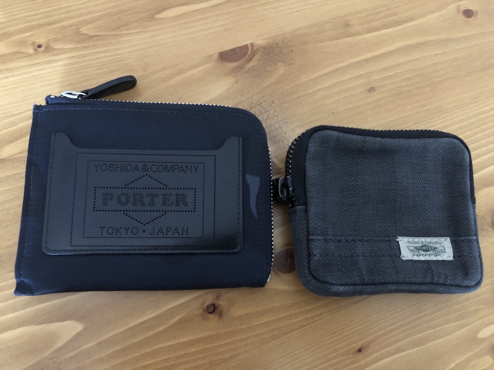 PORTERアレンジの長財布は色展開がかわいい＆使い方色々/薄く小さめで