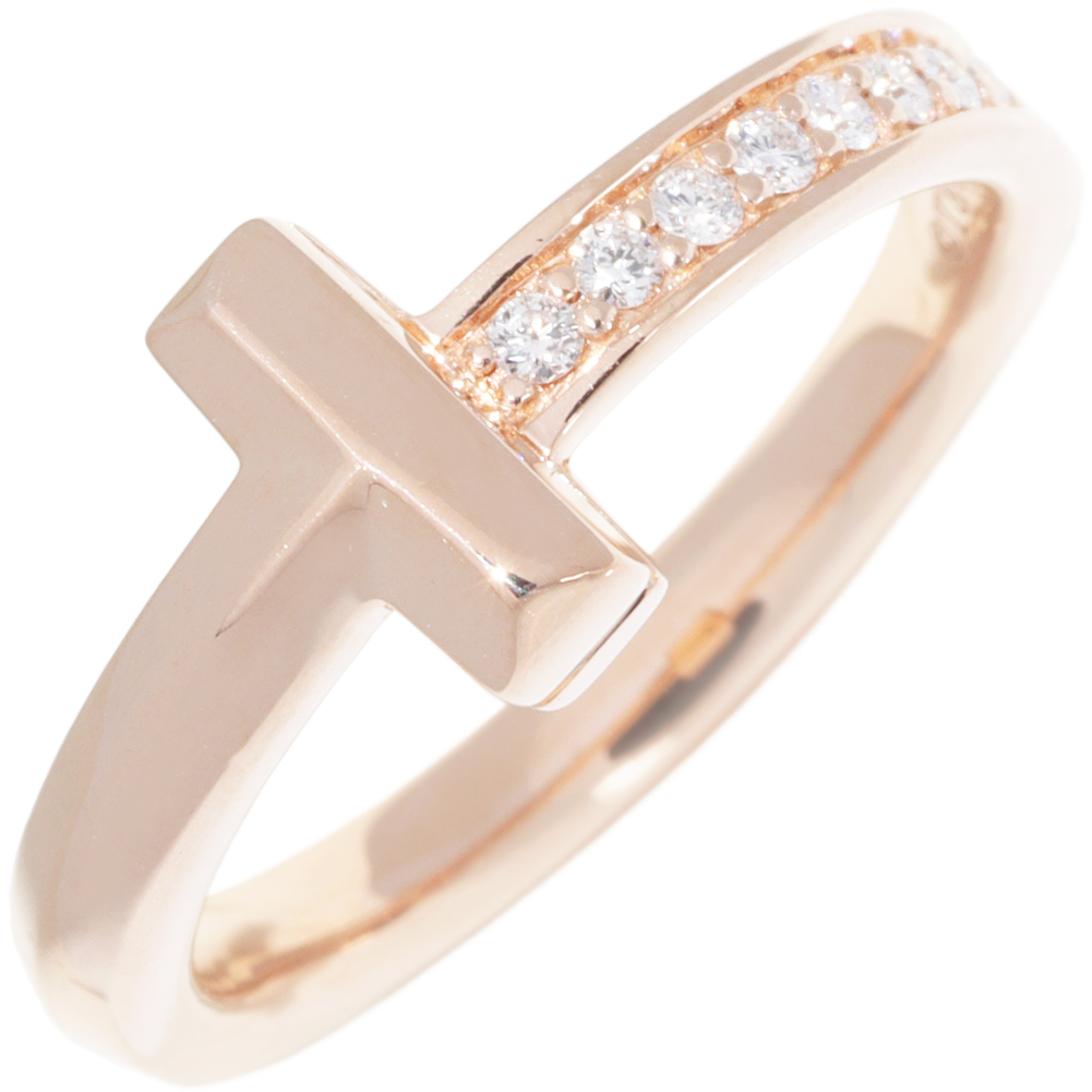 商品詳細｜Tiffany & Co.(ティファニー) K18PG ダイヤ0.08ct Tワンナ