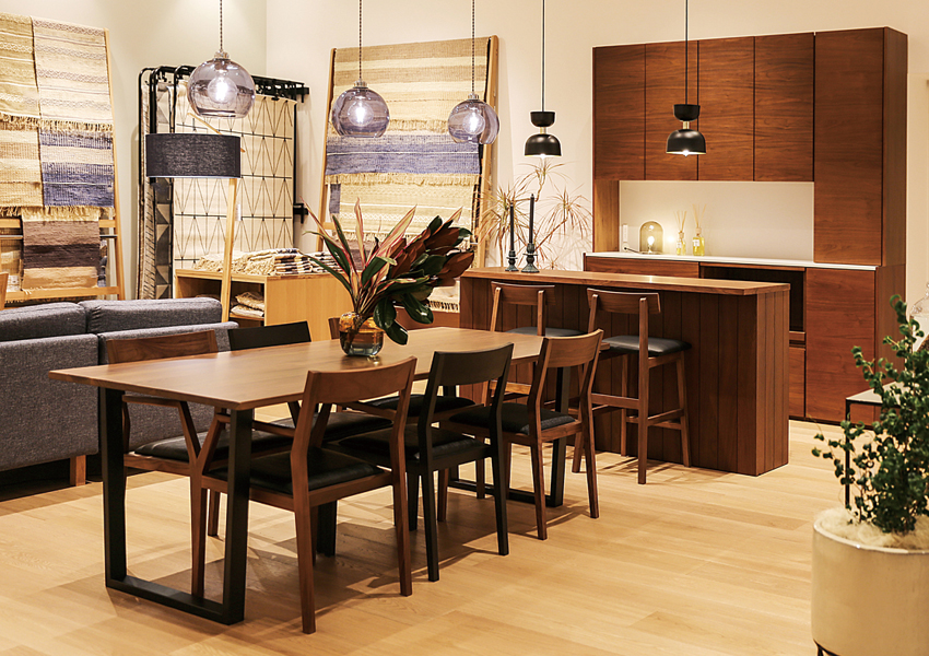 グラム ダイニングテーブルWALNUT(サイズオーダー可)税込￥212,000