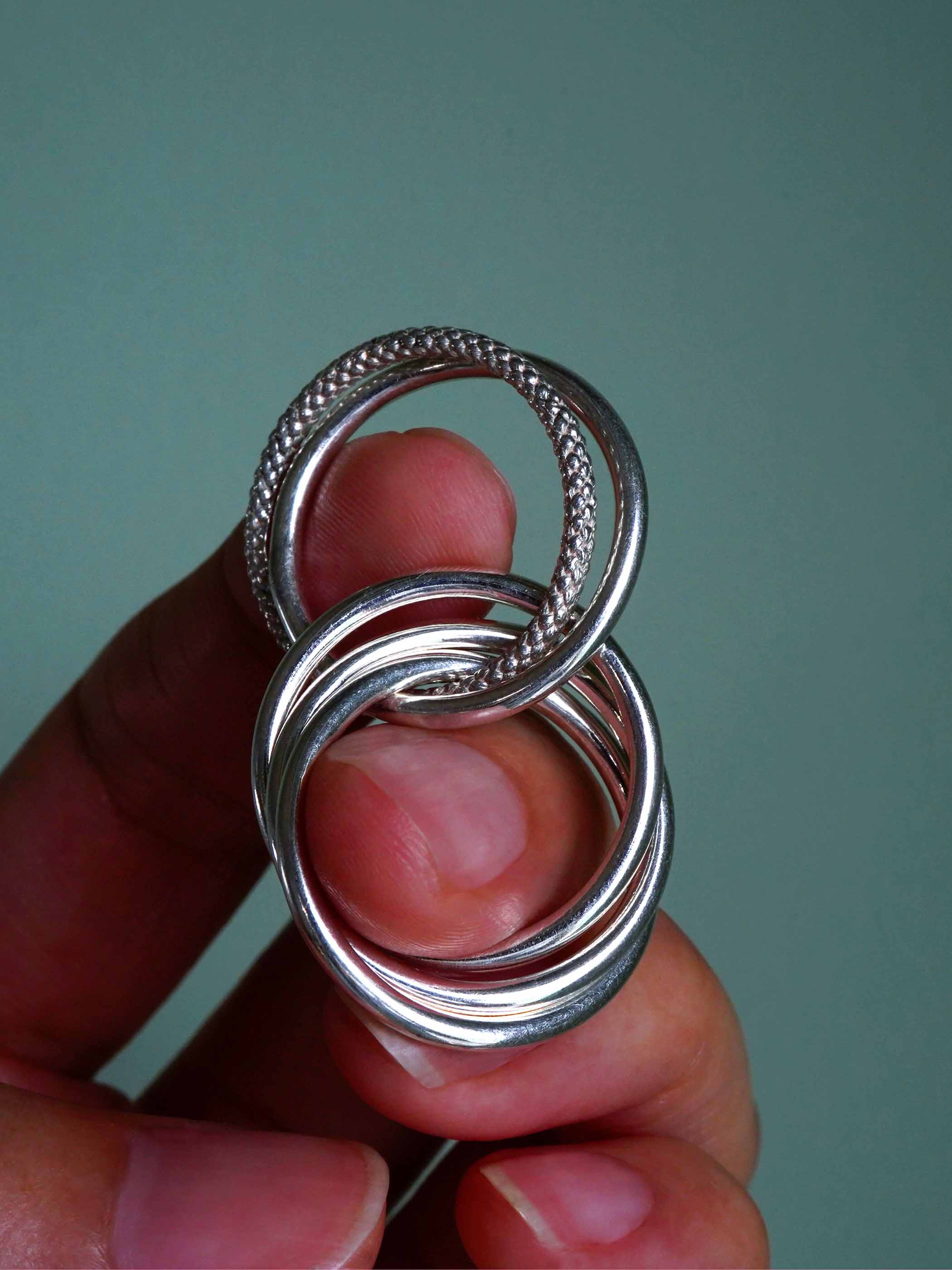 CIRCLE / Ring / Five / All SV & TYING
