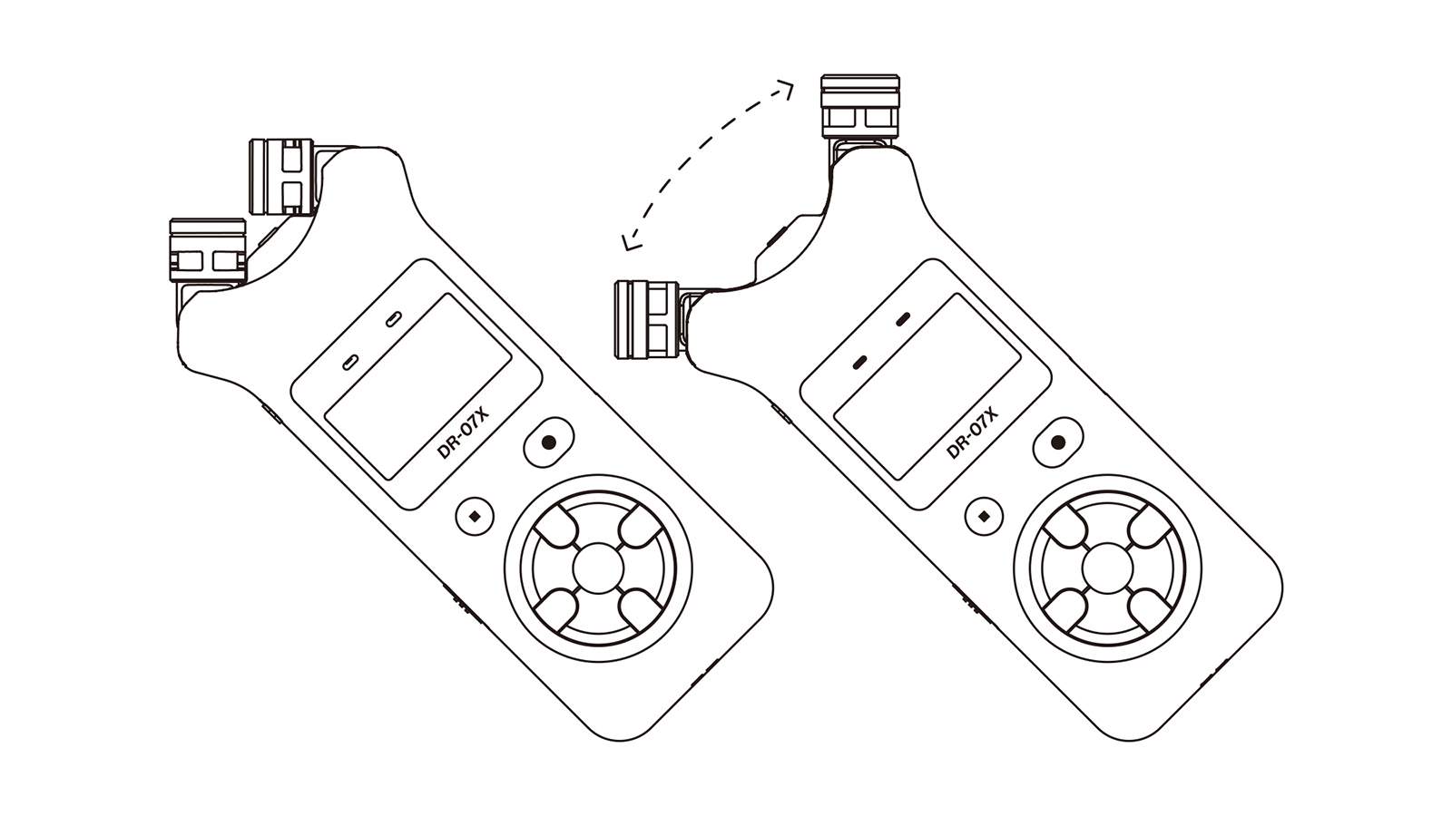 DR-07X | 2-Channel Portable Handheld Recorder With USB Interface