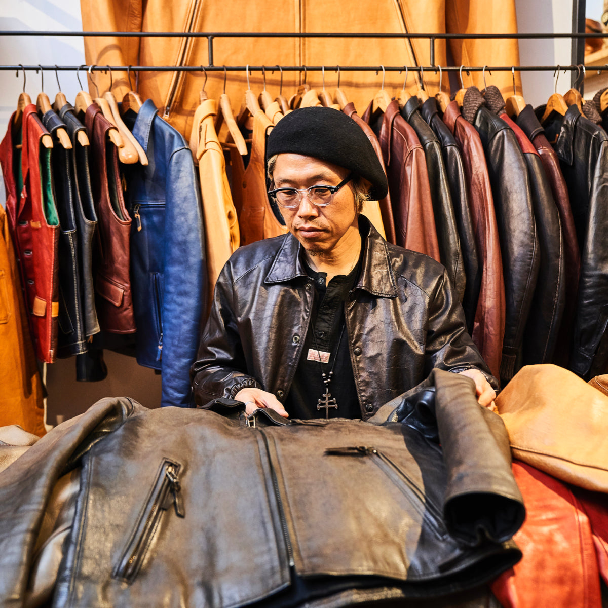 も*ち様 victim レザージャケット シングルライダースジャケット M