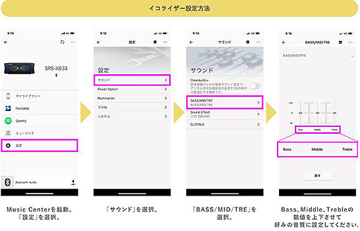 無料アプリ『Music Center』で機能を最大限に引き出す！ワイヤレス