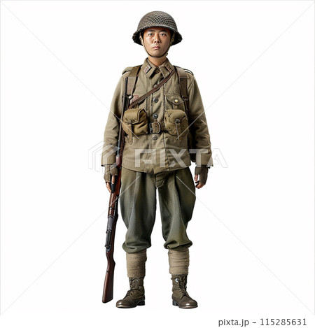 日本兵のイメージ - image of Japanese soldier - No1-3のイラスト素材