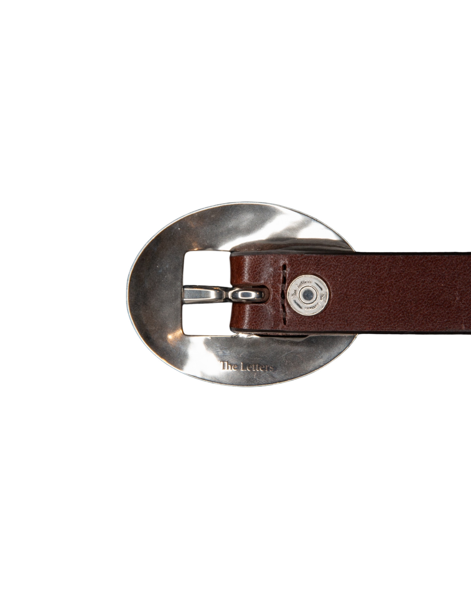 WESTERN OVAL LONG BELT -COW HIDE- – The Letters