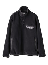 sc.0001AW25-black プルオーバージャケット The Black-and-White