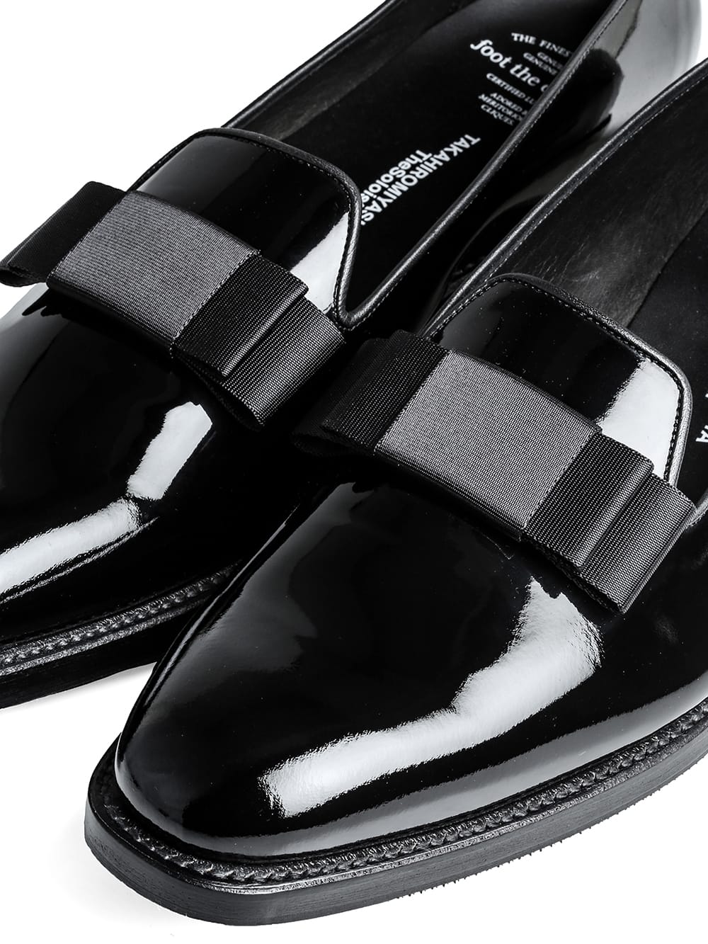 sf.0003AW25-black パテントレザーオペラパンプ The Black-and-White