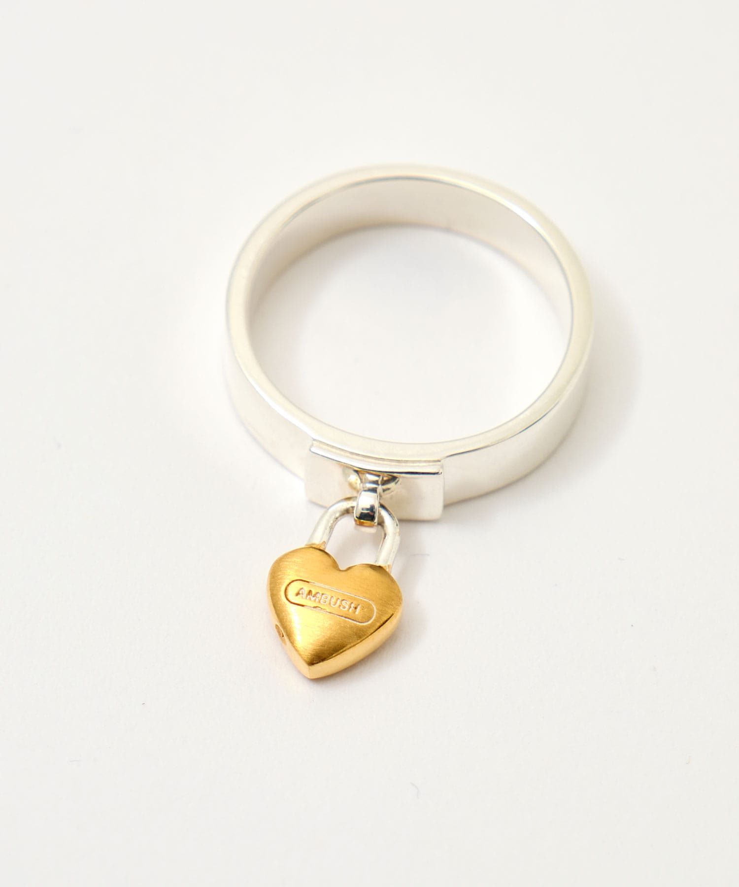 HEART PADLOCK RING(XS SILVER): AMBUSH: WOMENS｜THE TOKYO ONLINE STORE