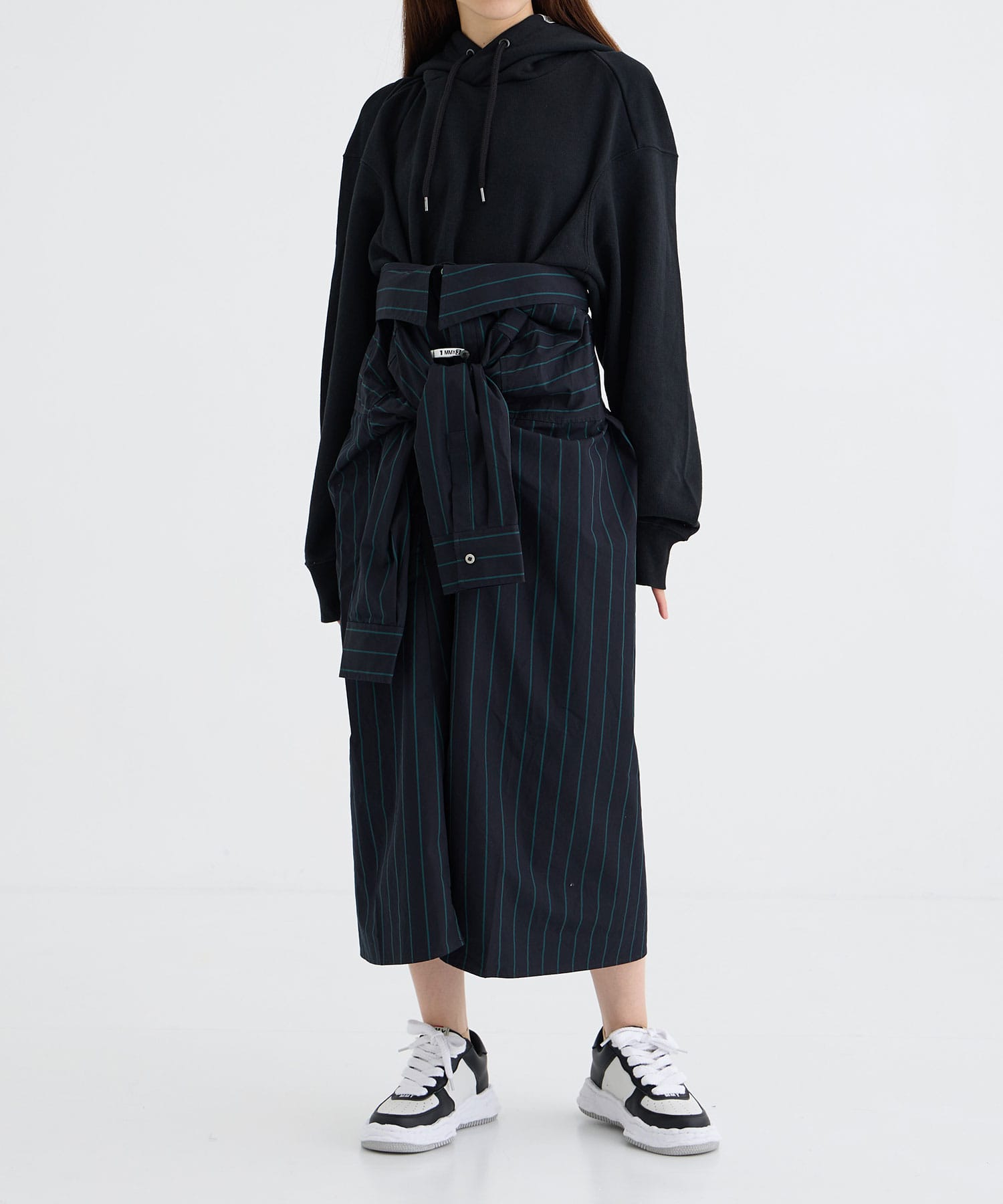 HOODIE COMBINED DRESS MIHARAYASUHIRO ミハラヤスヒロ