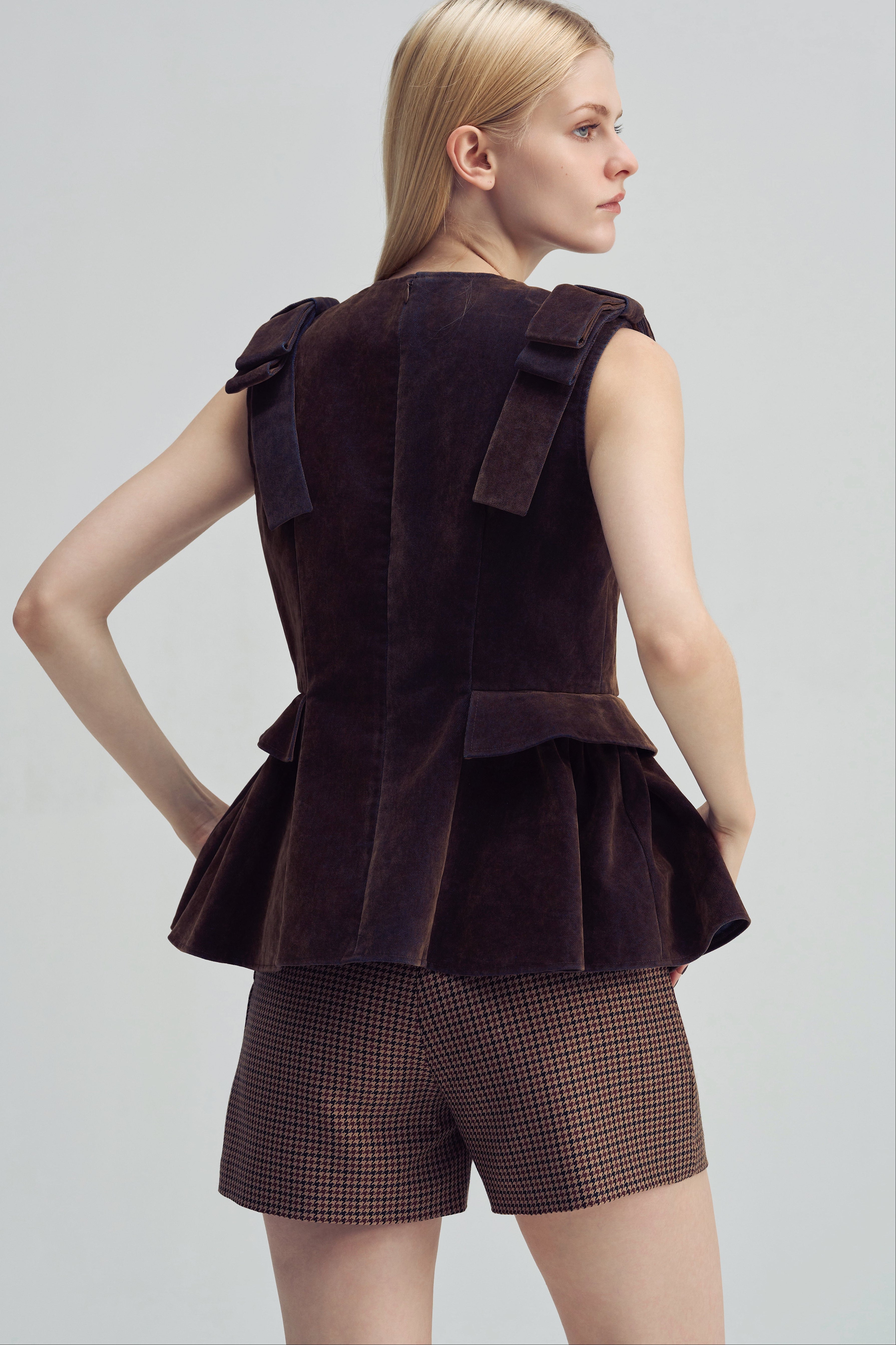 Dachau Sleeveless Peplum – THE TOÉ