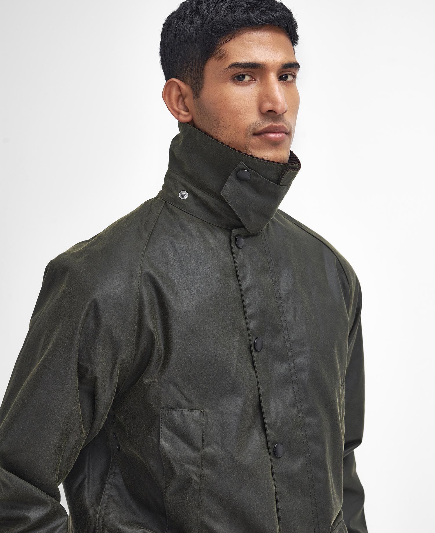 Barbour Bedale Wax Jacket - Olive – The Lucky Knot Men's