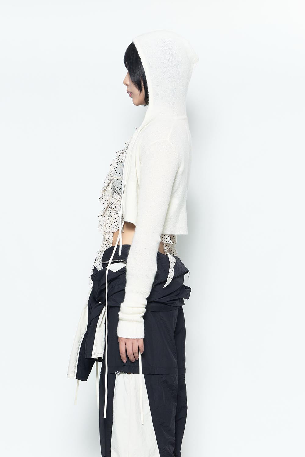 THEREDTHREAD / ザレッドスレッド】S dot flow frill tops
