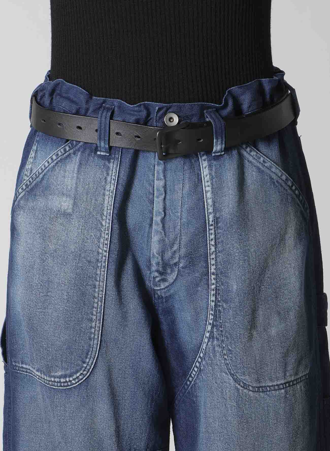 SPOTTED DENIM WORK PANTS(XS Indigo): Y's｜THE SHOP YOHJI YAMAMOTO