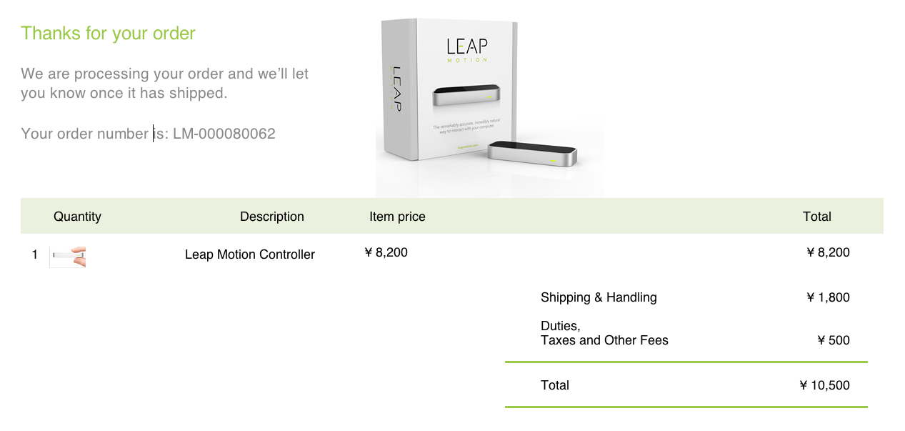 79ドルで遊べる3Dモーションセンサーがやってきた！Leap Motion