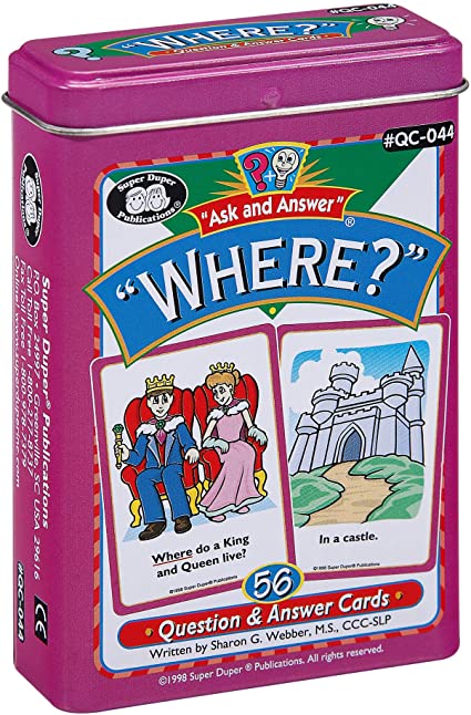 Fun Deck - Ask and Answer 'Where' Cards — Thinking Toys