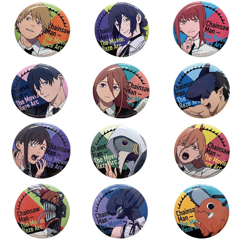 チェンソーマン まねきねこ レゼ 缶バッジ 3個セット チェンソーマン