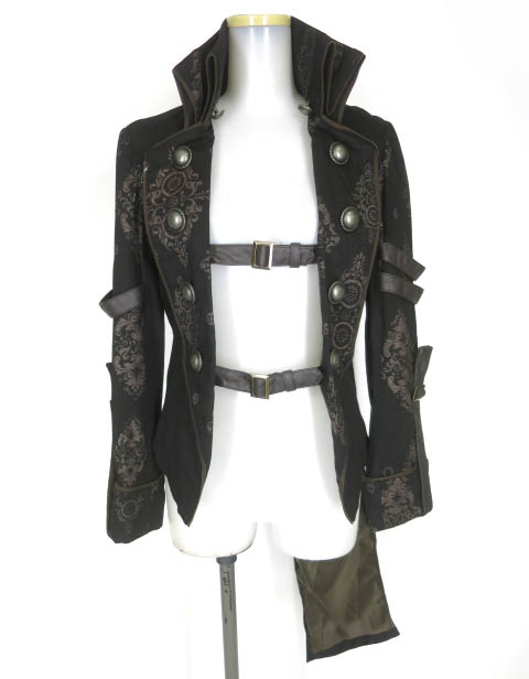 h.NAOTO STEAM / 六式アシンメトリーナポレオンジャケット