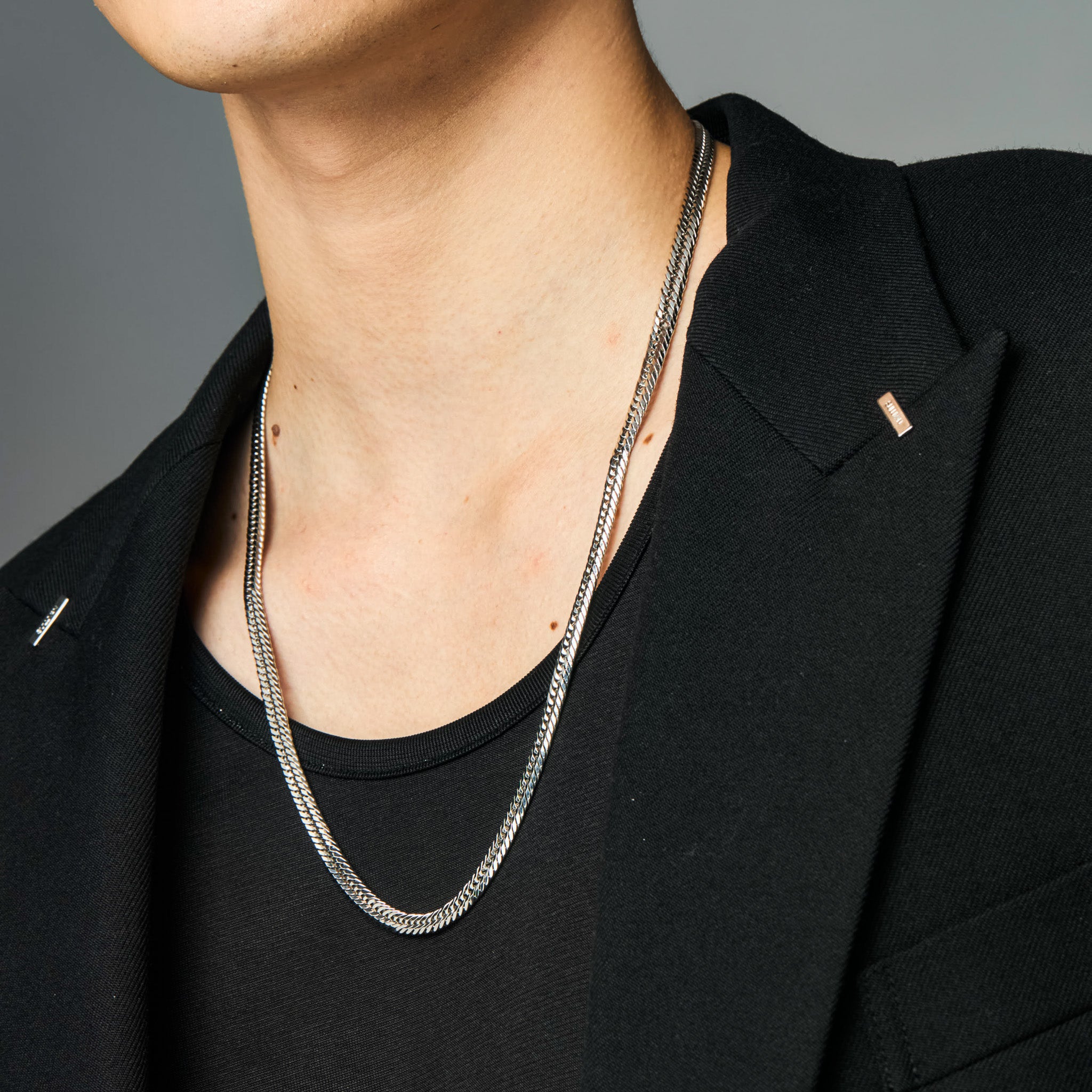 喜平ネックレス / プラチナ（トリプル12面カット）50cm 約56g