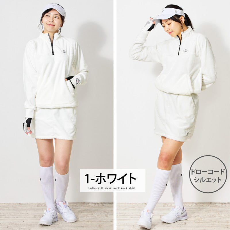 gs GOLF ゴルフウェア レディース 上下セットアップ スウェット