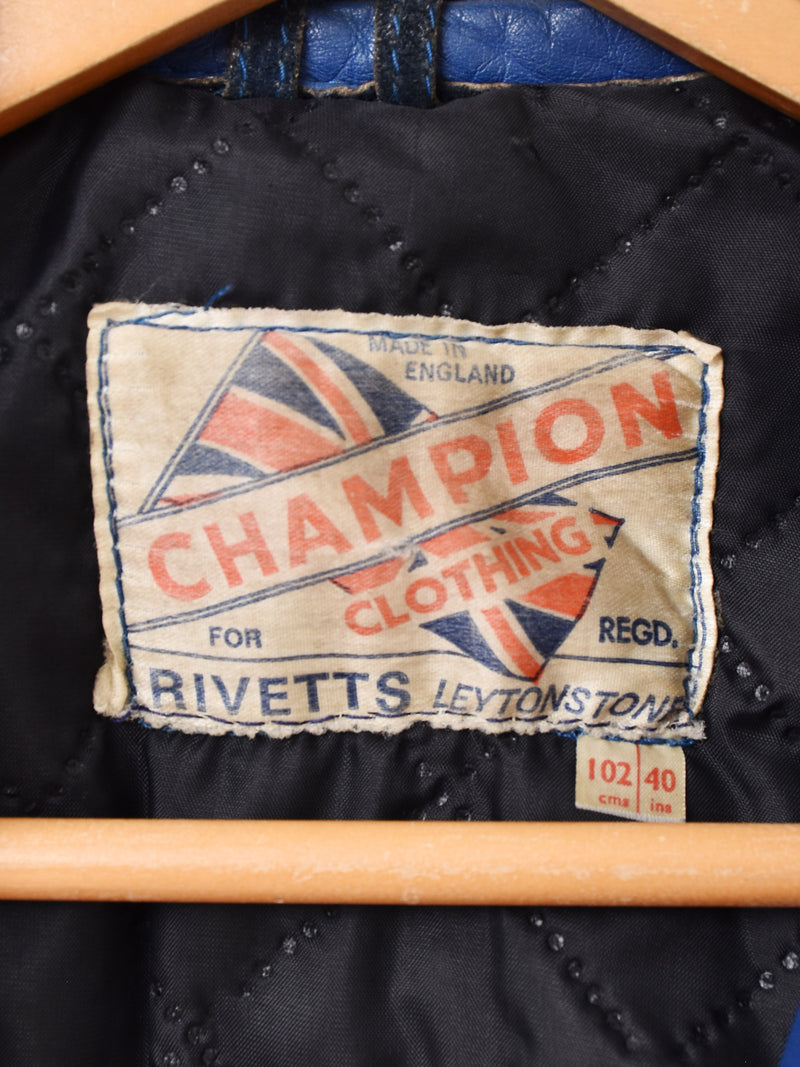 70's RIVETTS CHAMPION モーターサイクルジャケット – 古着屋Top of