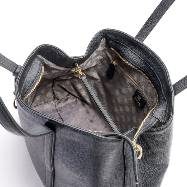 エティアム トートバッグ flexi ファスナートートL ETiAM ETKB-019