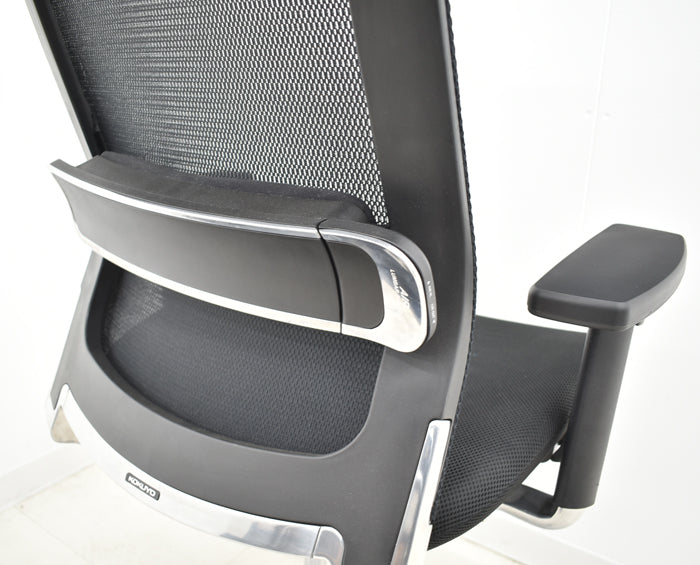 中古】コクヨ エアフォート ヘッドレスト 可動肘（新型肘パッド）エア