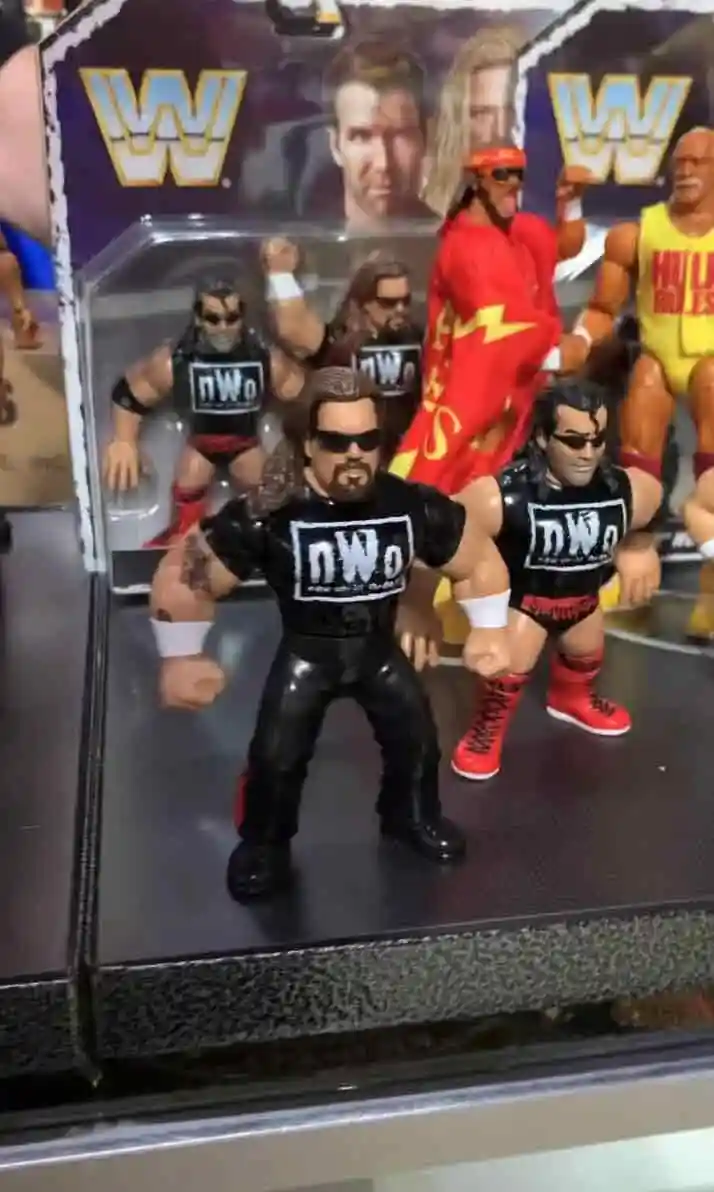 NWO WWE Retro Figure 2-Packs On Display