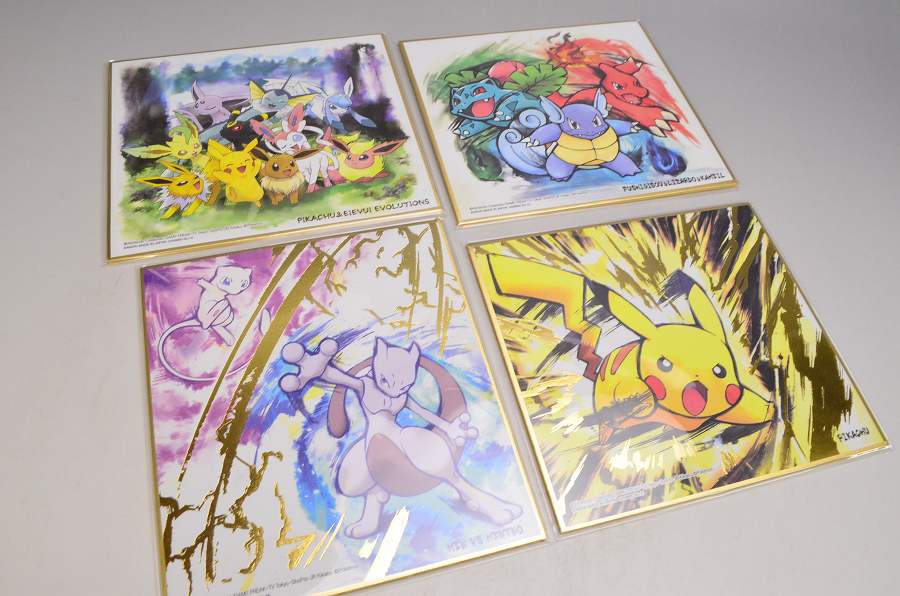 本日の新商品「ポケモン 色紙ART」をパチリと撮ってみました