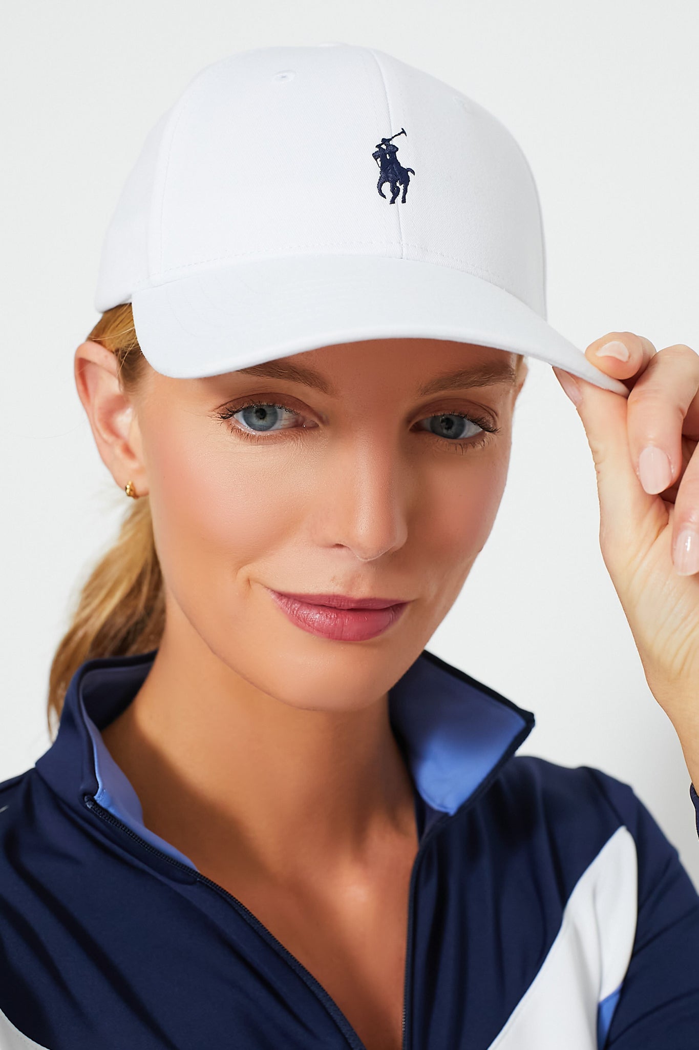 White Twill Polo Player Cap | RLX Ralph Lauren
