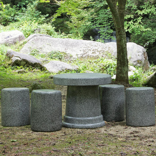 楽天市場】【ポイント15倍】受注生産 信楽焼 ガーデン テーブル セット