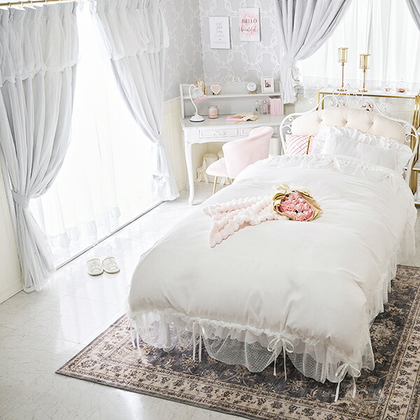 楽天市場】上飾り付きレイヤード遮光カーテン/ライトグレー（幅100×丈