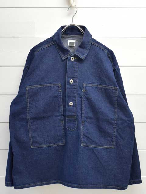 楽天市場】POST OVERALLS (ポストオーバーオールズ) ARMY Shirt -blue