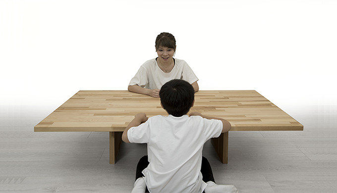 楽天市場】座卓 W1500×W900（卓袱台 ちゃぶ台 食卓 ローテーブル 低い