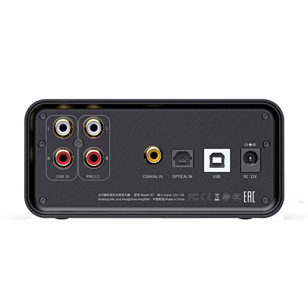 楽天市場】FIIO fiio K7 ヘッドホンアンプ DAC内蔵 (FIO-K7-B) 《ロゴ